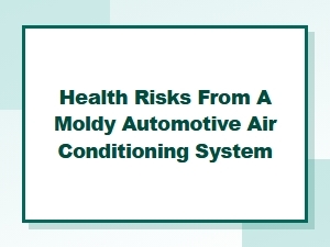 Diagnosing Health Risks From Moldy Air Conditioning Systems